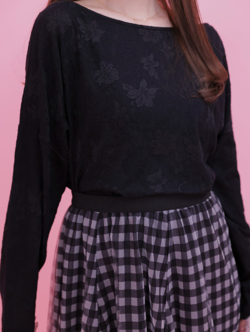 Jacquard Dolman Tops