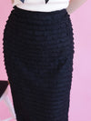 Frill Pencil Skirt