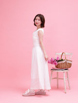 Lace Shoulder Dress