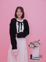 Short Ribbon Cardigan