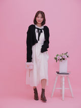 Short Ribbon Cardigan