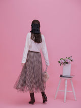 Gingham Tulle Skirt