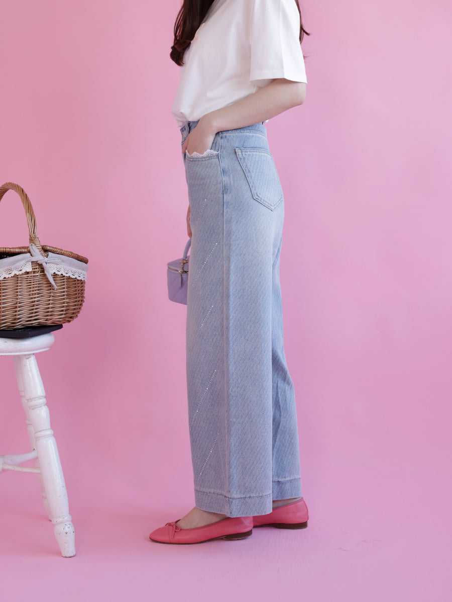再販】Lace Stone Denim – MAISON MARBLE
