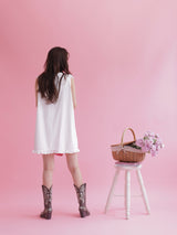 Blanc Collar Mini Dress