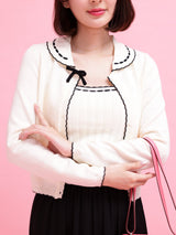 Round Collar Cardigan
