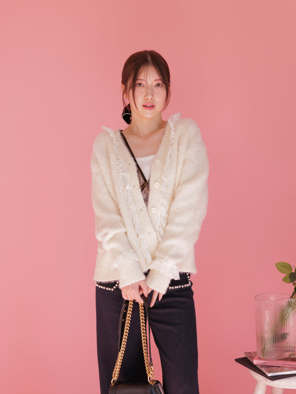Shaggy Diana Cardigan