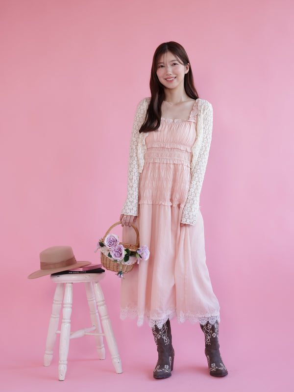 Blush Gather Dress