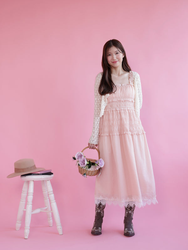 Blush Gather Dress