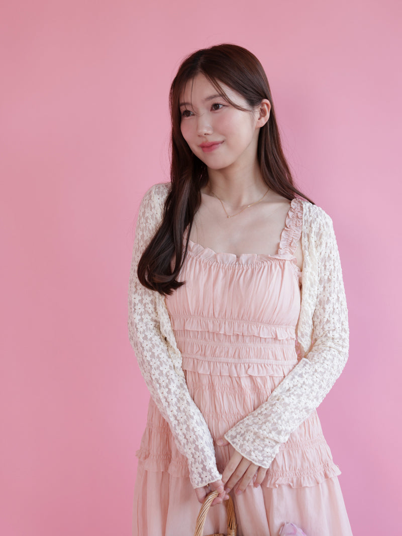 Lacy Flower Cardigan