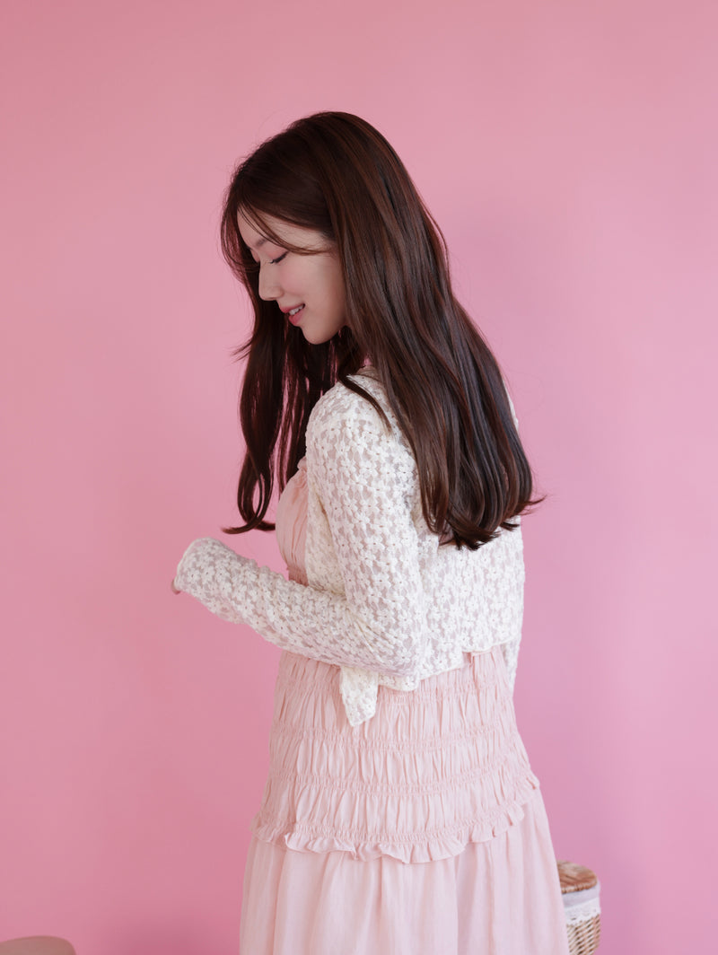 Lacy Flower Cardigan