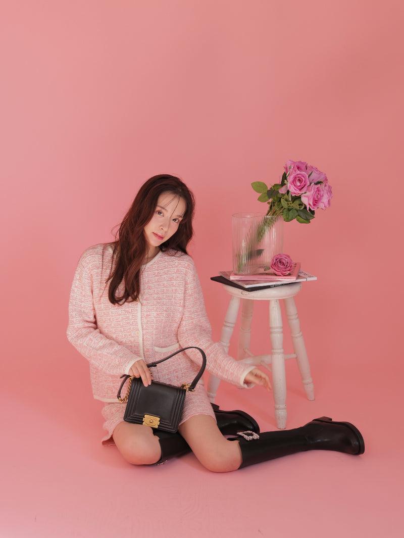 Winter Tweed Knit Jacket