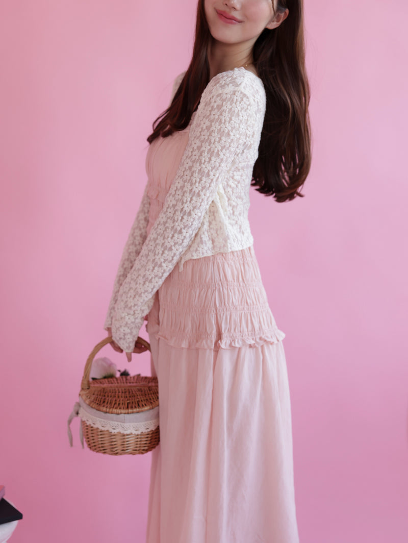 Lacy Flower Cardigan