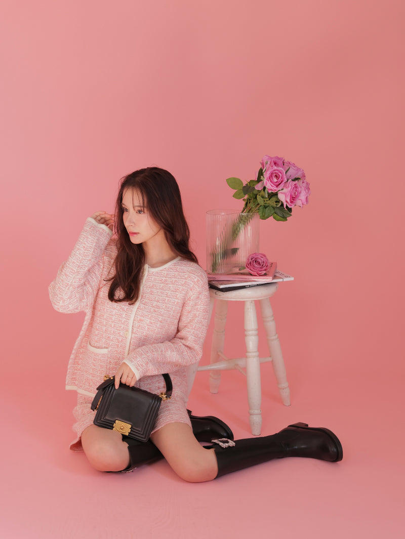 Winter Tweed Knit Jacket