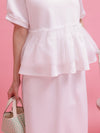 Frill Peplum Set