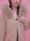【再販】Fur Hoodie Knit