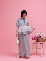 Frill Peplum Set