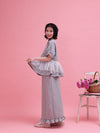Frill Peplum Set