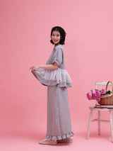 Frill Peplum Set