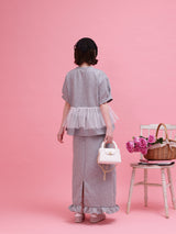 Frill Peplum Set