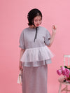 Frill Peplum Set