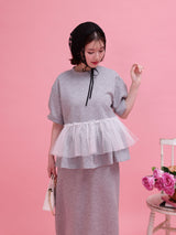 Frill Peplum Set