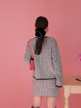 Winter Tweed Knit Jacket