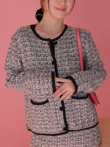 Winter Tweed Knit Jacket