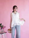 Lace Flare Blouse