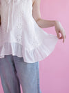Lace Flare Blouse