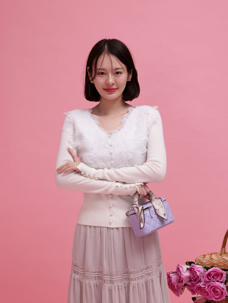限定値下　maisonmarble FleurLace Blouse/Skirt 着痩せする大人可愛いレディースファッション通販サイト｜MAISON