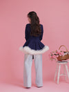 Tulle Peplum Cardigan