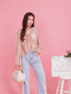 Sheer Lacy Blouse