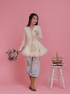 Tulle Peplum Cardigan
