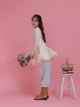 Tulle Peplum Cardigan