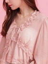 Sheer Lacy Blouse