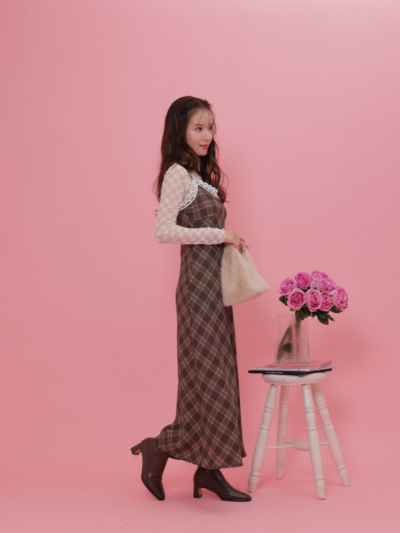 Check Romantic Dress