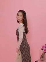 Check Romantic Dress