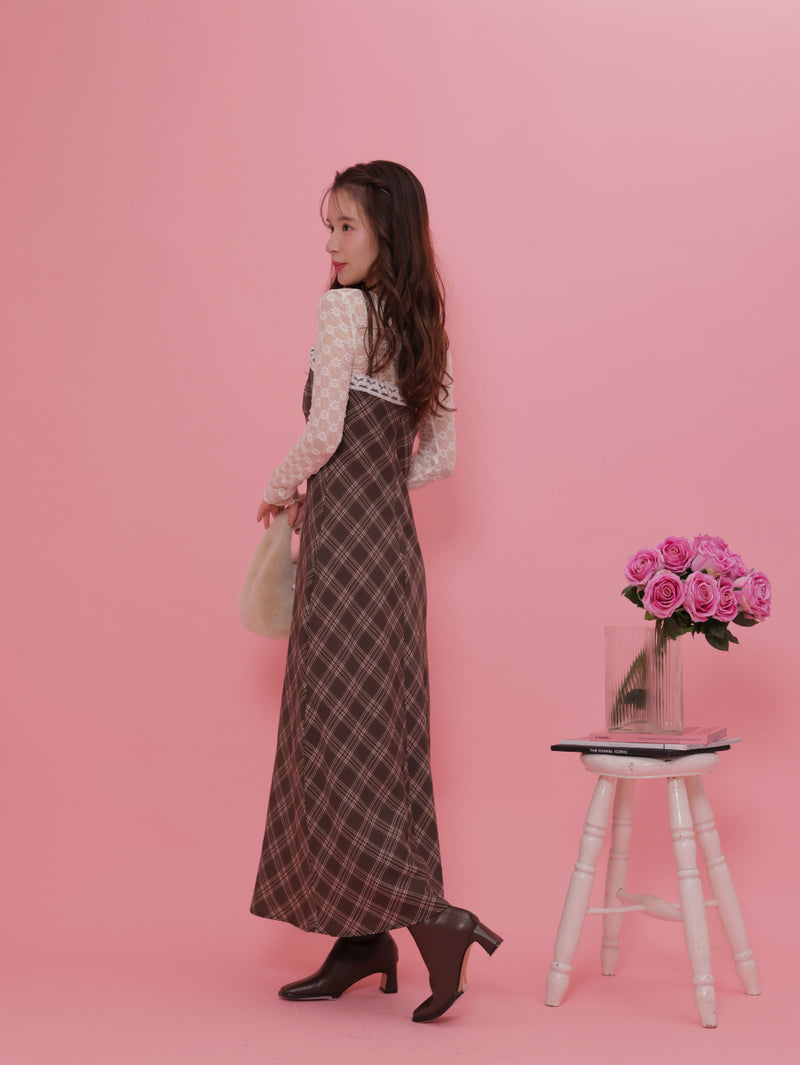 Check Romantic Dress