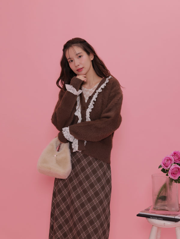 Shaggy Diana Cardigan