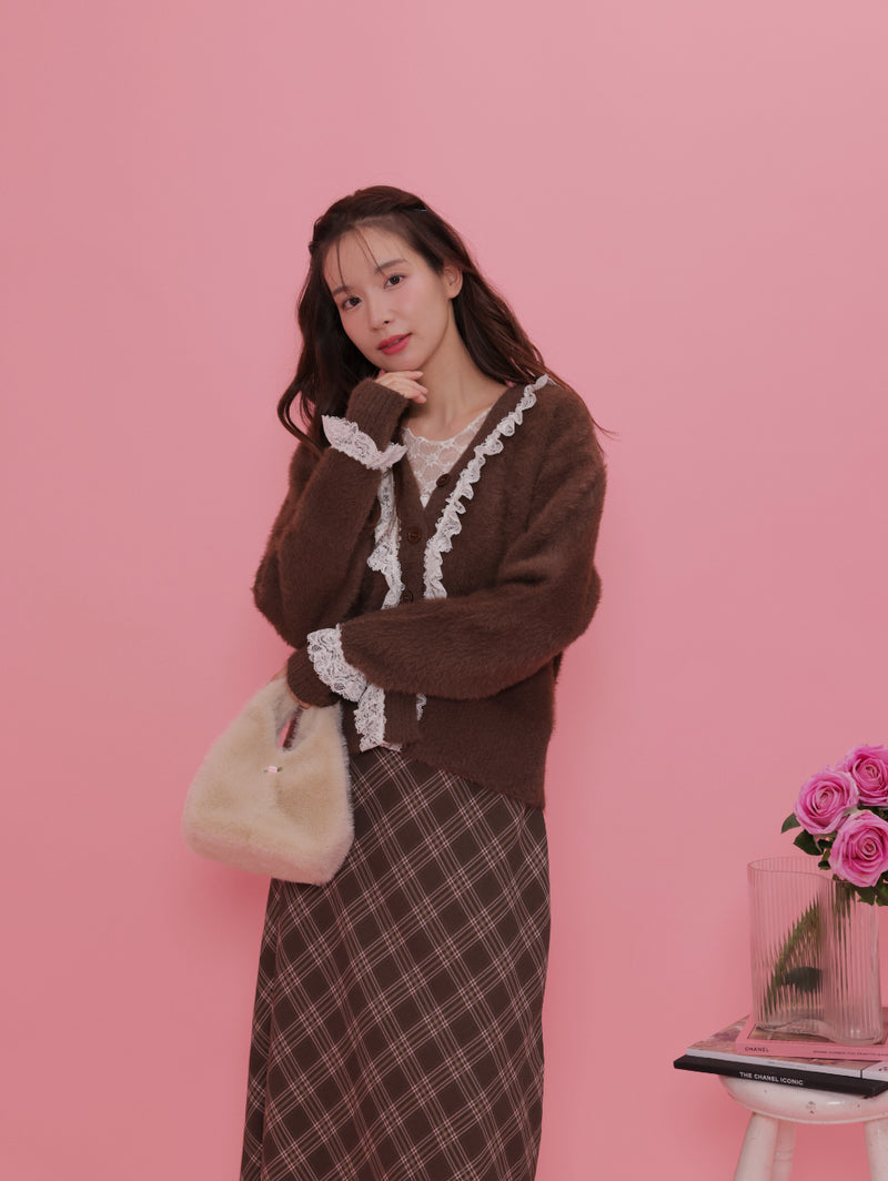 Shaggy Diana Cardigan