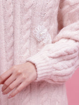 Over Sized Flower Knit