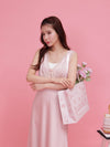 Rosy Satin Dress