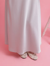 Rosy Satin Dress