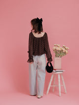 Dot Layered Blouse