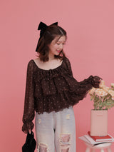 Dot Layered Blouse