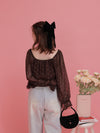 Dot Layered Blouse