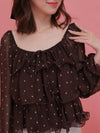Dot Layered Blouse