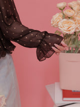 Dot Layered Blouse