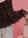 Dot Layered Blouse