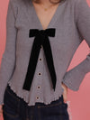 Ribbon Flair Knit